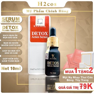 {TẶNG MẶT NẠ NHAU THAI CỪU BÔNG ẨY TRANG} Serum Karmel Detox Acnes sạch mụn đầu đen,mờ vết tham nám,đồng đều màu da