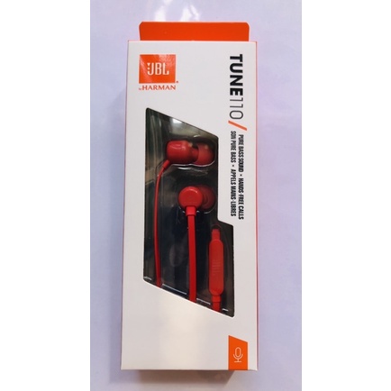 Tai nghe nhét tai EP JBL T110  - Hàng Chính Hãng