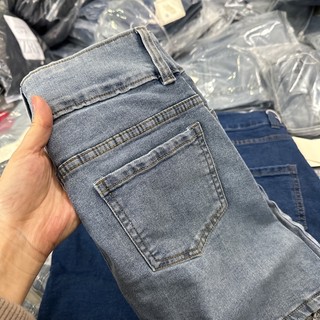 CHÂN VÁY BÒ XẺ DÁNG A