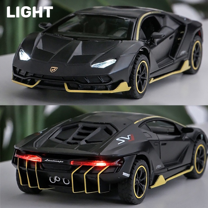 Mô Hình Xe Hơi Lamborghini LP780-4 Tỉ Lệ 1: 36 Bằng Hợp Kim Có Đèn Và Nhạc Dễ Thương Cho Bé Trai