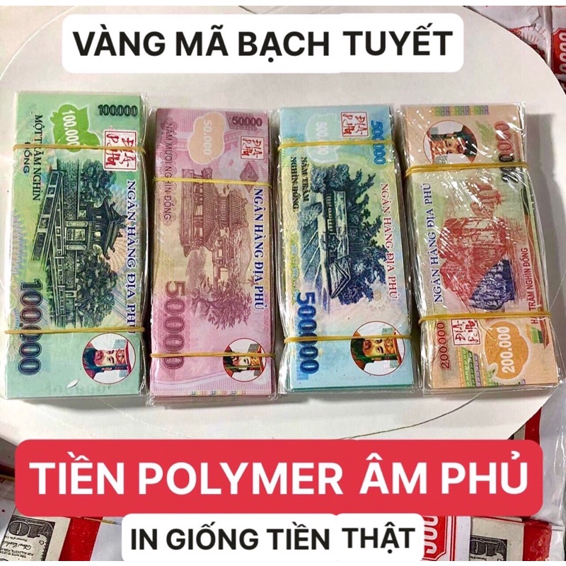 10 TẬP TIỀN POLYMER ÂM PHỦ