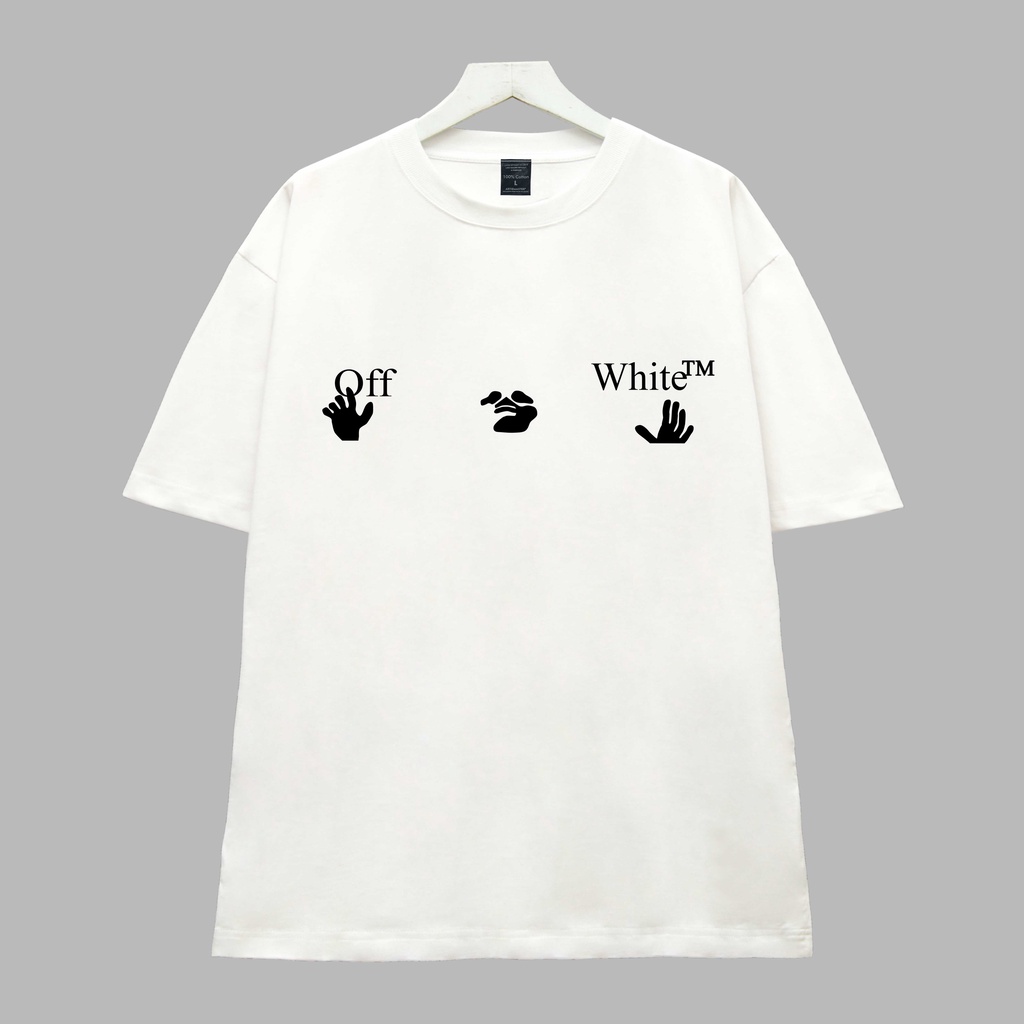 Áo thun OFF WHITE Dogo Store , Áo thun unisex nam nữ form rộng oversize chất liệu 100% Cotton