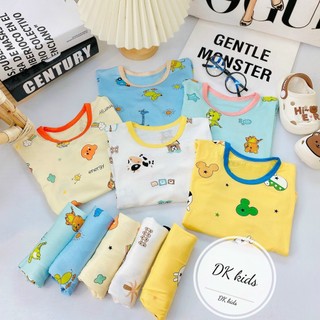Bộ dài tay thun lạnh Minky Mom cho bé trai bé gái 6-15kg