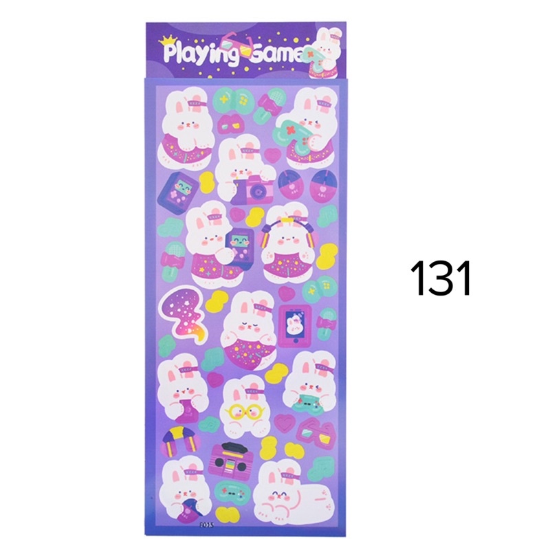 Sticker tấm trang trí toploader xinh xắn