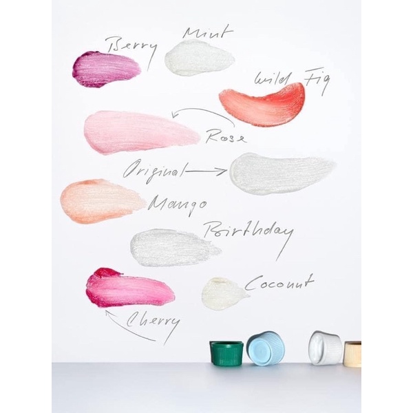 SON DƯỠNG GLOSSIER BALM DOTCOM màu Cherry và Rose