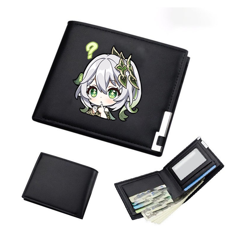 Ví da cầm tay nam nữ in hình GENSHIN IMPACT ver SUMERU game tiện lợi anime chibi
