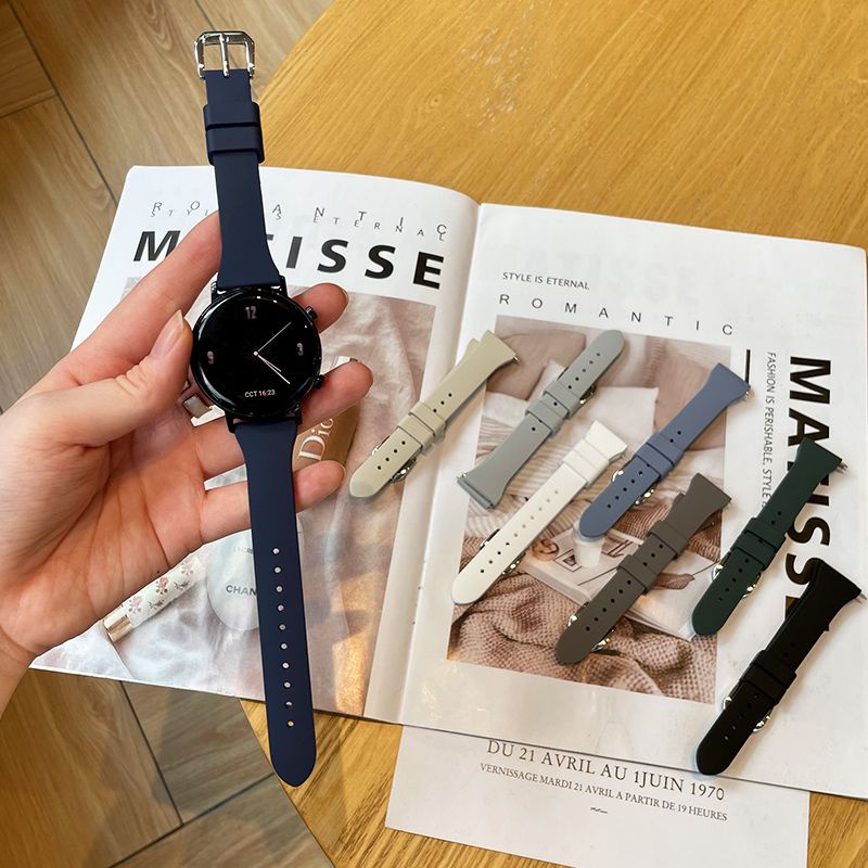 Dây Đeo Silicon Thời Trang Phù Hợp Cho Đồng Hồ Thông Minh Samsung galaxy watch 4 / 5 / 5Pro / active 2