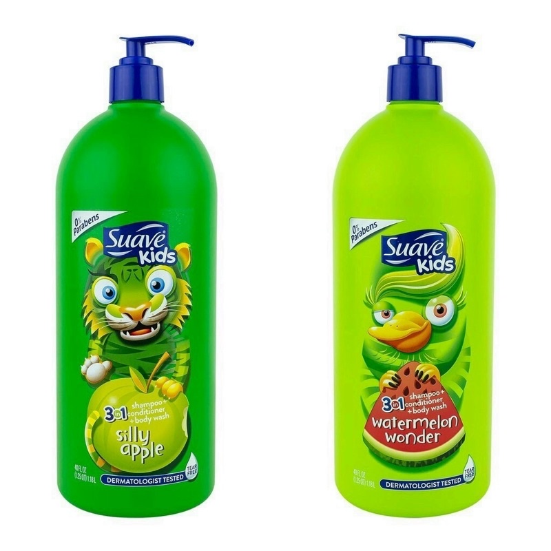 SỮA TẮM CHO BÉ SUAVE KIDS 3-1 1.18l