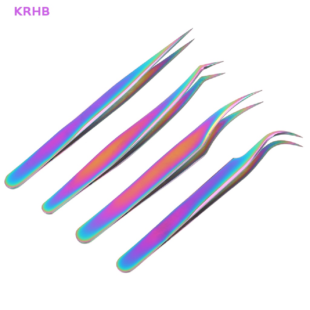 1 Nhíp Gắp Lông Mi Chuyên Nghiệp Bằng Thép Không Gỉ Nhiều Màu Mới