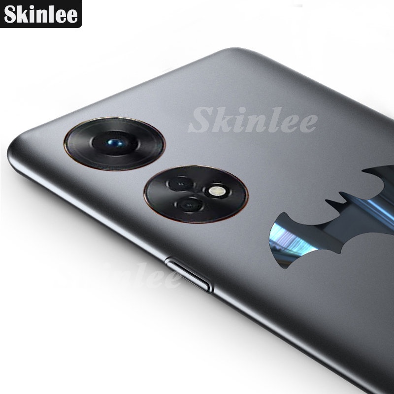 Ốp Điện Thoại Kim Loại Mỏng Họa Tiết Dơi Cho OPPO Reno 8 Pro 8T 8Z Reno 8T 8 Pro 8Z 7 4G Pro 5G A98 A78 A17 A17K A58 Reno 10 Pro Plus