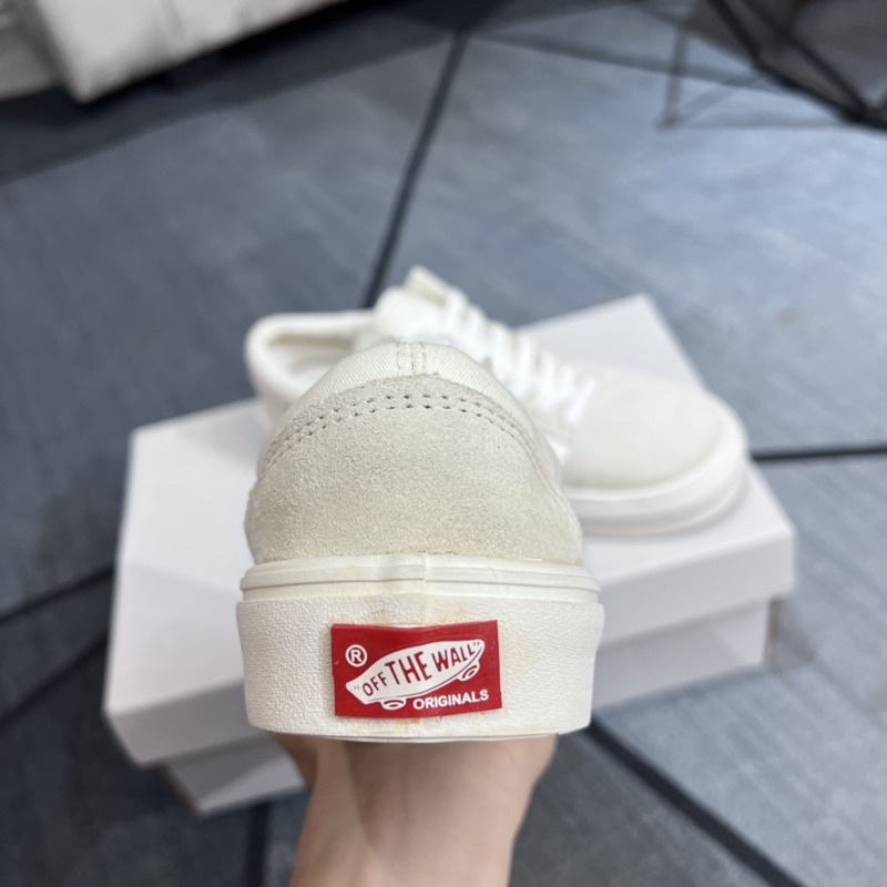 Giày Vans Stye36 Marshmallow Racing Red White