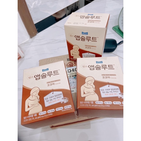 Sữa bầu Maeil Mom's Hàn Quốc. Sữa bổ sung cho phụ nữ mang thai và sau sinh. 앱솔루트 맘스