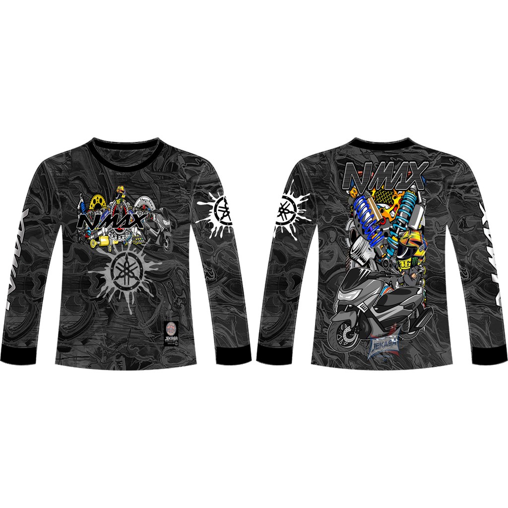 Tay áo YAMAHA NMAX Riders - RIDER SLEEVE NMAX Yamaha FULL SUBLIMATION Áo sơ mi dài tay