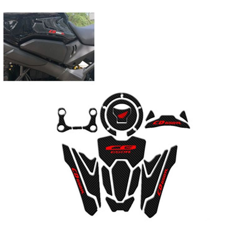 Phù Hợp Miếng Dán Bình Xăng Hình Xương Cá Chống Trượt Cho Honda CB650r CBR650 CB650