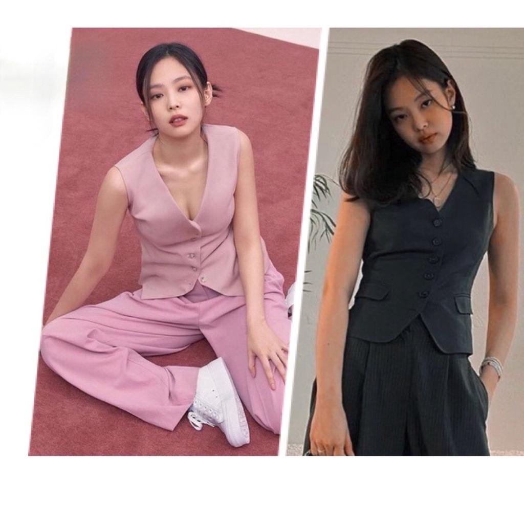 Áo Gile Jennie Phom Ôm Tôn Dáng - Áo Gile Thiết Kế 2 Lớp Hàng Chuẩn - BLA222117