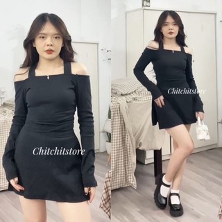 Set áo thắt dây kèm short - Chitchitstore