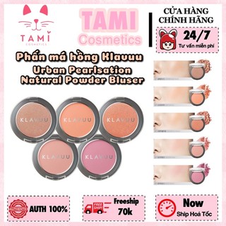 Phấn má hồng Klavuu Urban Pearlsation Natural Powder Bluser 5.5g