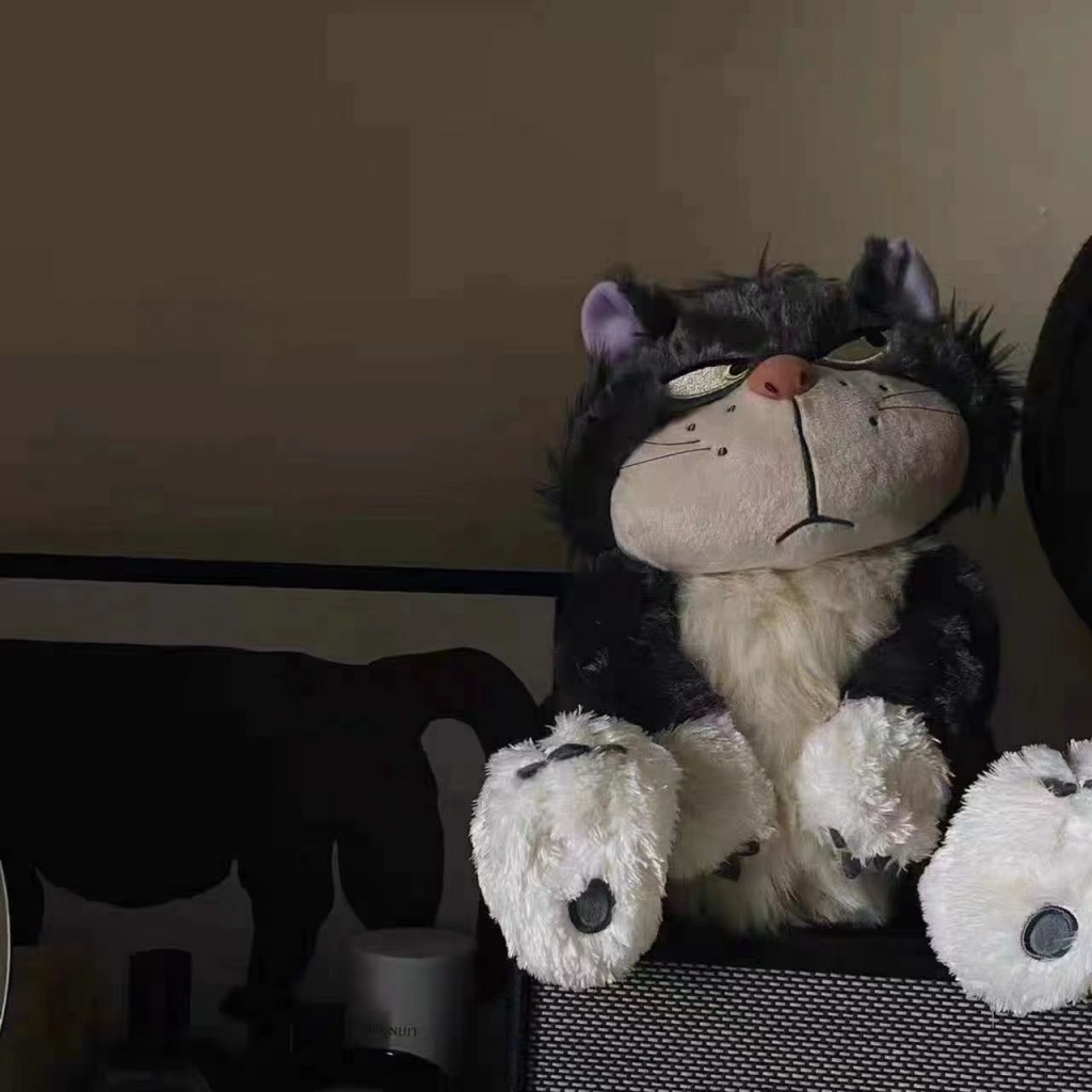 Disney Thú Nhồi Bông Hình Mèo Lucifer Phong Cách Nhật Bản