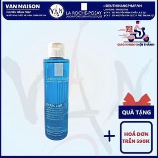 Nước cân bằng la roche-posay effaclar astringent lotion giàu khoáng cho da dầu 200ml