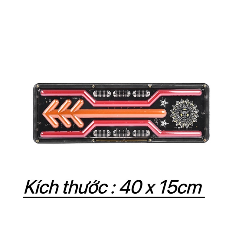 Cặp Đèn Hậu Mũi Tên Mẫu Mới Cao Cấp , Lắp Xe Tải Dùng Điện 24V