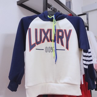 Áo hoodie bé trai lót nhung
