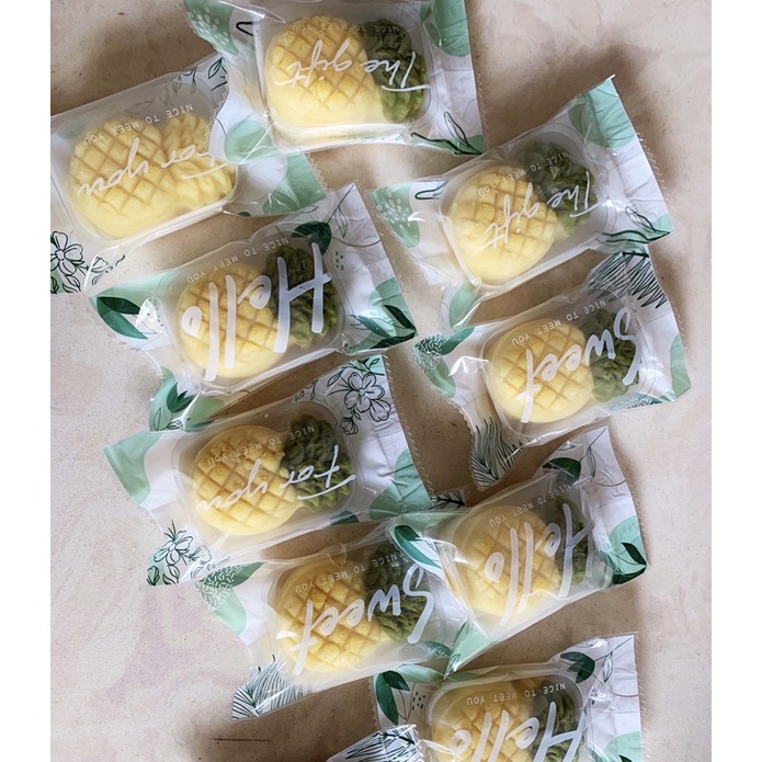 Túi khay đựng bánh dứa, khuôn trái dứa, khuôn trái thơm