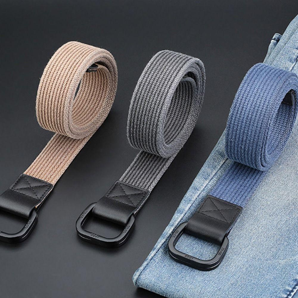 Thắt Lưng Bện Dây Nylon Khóa Đen Đa Năng