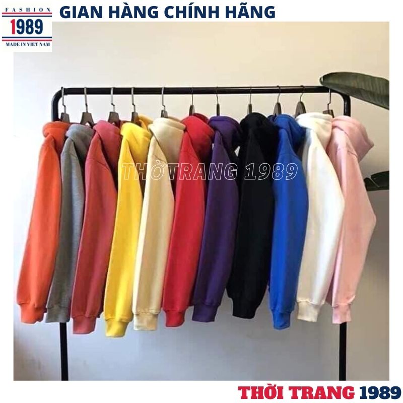 Áo nỉ nữ phom rộng dấu quần ,hoodie cực xinh ,áo thun nữ trơn 1 mầu -PHƯƠNG 1988 | BigBuy360 - bigbuy360.vn