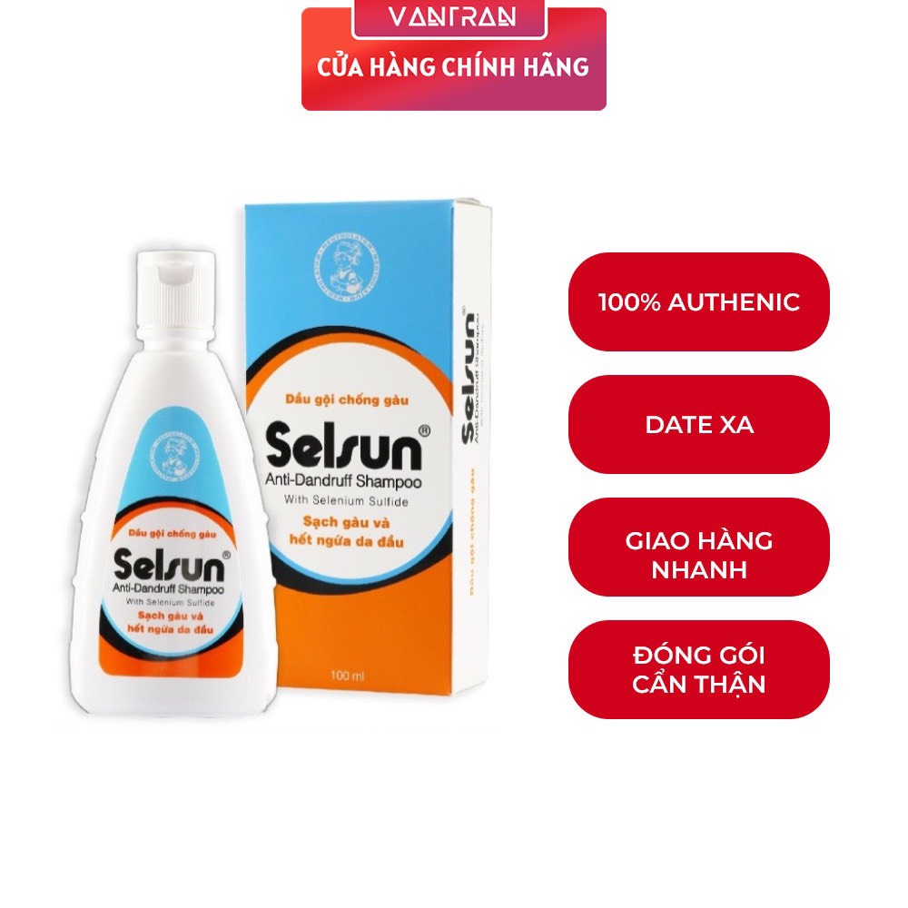 Dầu gội chống gàu Selsun 100ml