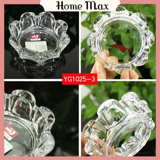 Gạt tàn thuốc lá YG1025,bộ 5 gạt tàn thuốc lá thủy tinh cao cấp