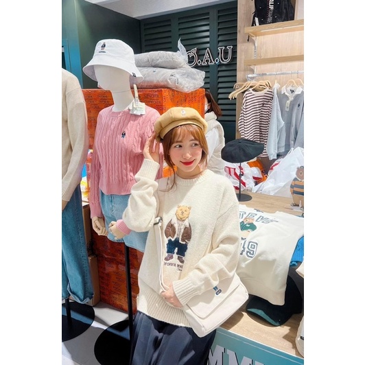 Áo Knit gấu Whoau