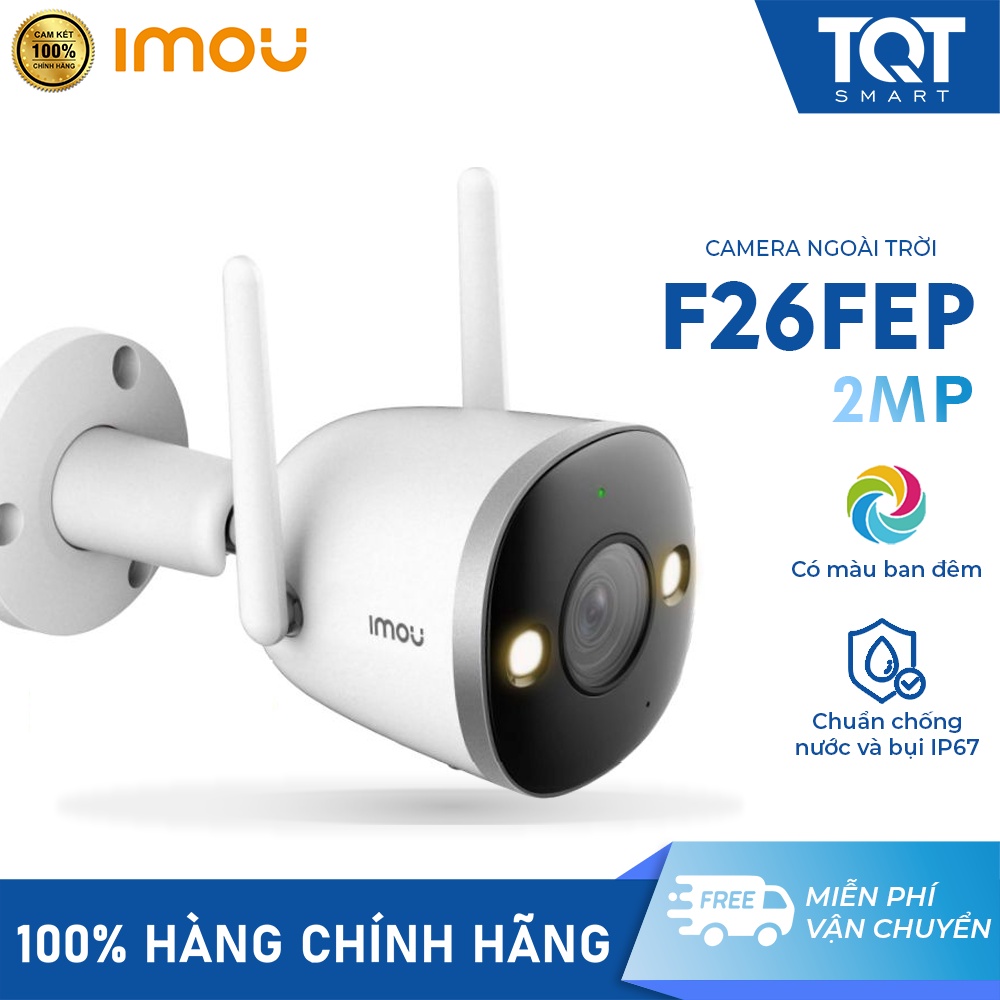 [FREESHIP] Camera IMOU IPC-F26FEP Full Color Không Dây, Đàm Thoại 2 Chiều - Phát Hiện Xâm Nhập - TQT