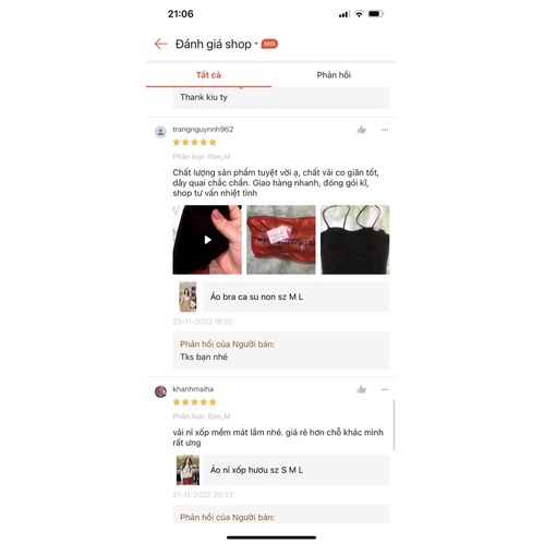 Áo bra ca su non sz M L