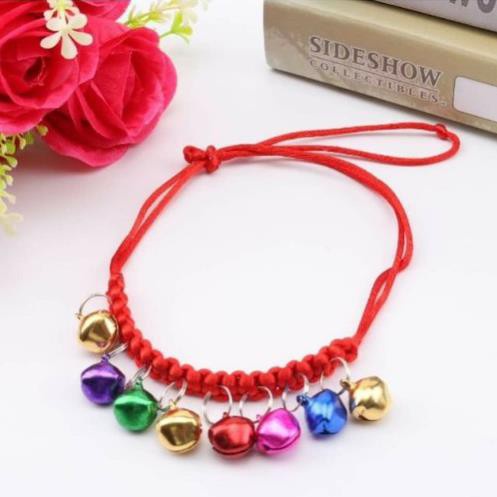 Hanpet.GV- 705- Vòng cổ chó mèo nhiều chuông cao cấp- dùng cho cú từ 1- 5kg(- 4711849)