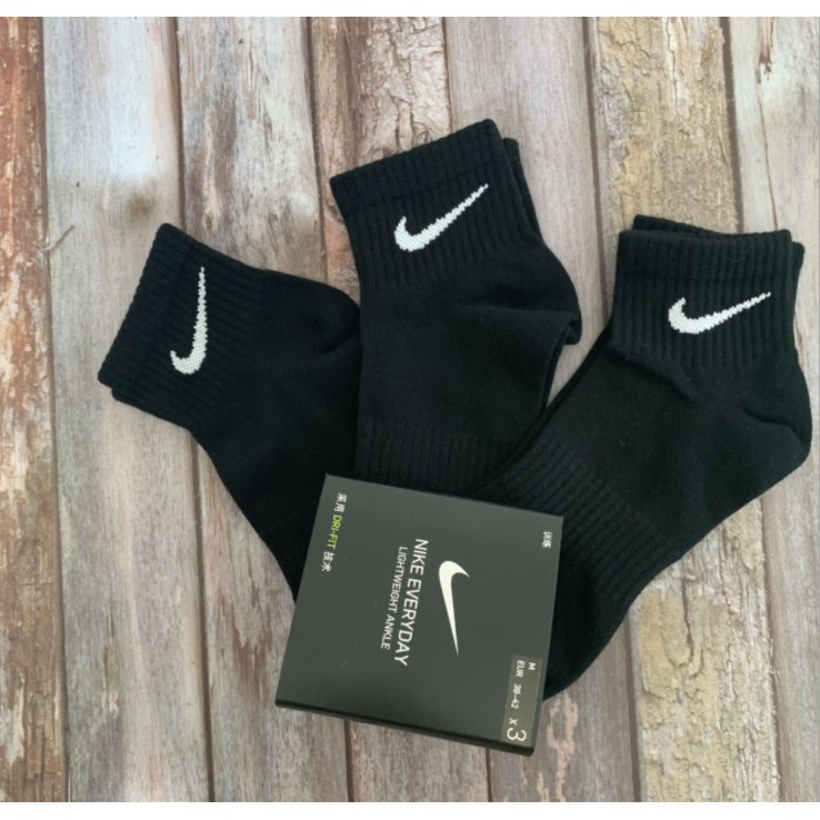 Wfl3  Vớ Nike _ 100% cotton Thể Thao Dày Và Thoải Mái Cho Nam Và Nữ