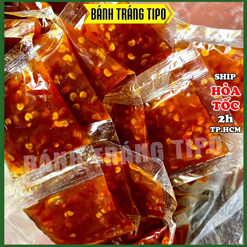 Xâu 10 bịch bánh tráng ỚT RIM, MUỐI TÔM siêu cay - Bánh tráng phơi sương chính gốc Tây Ninh - BÁNH TRÁNG TIPO