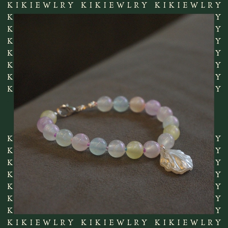 𝙏𝙝𝙚 𝙧𝙖𝙞𝙣𝙗𝙤𝙬 𝙨𝙚𝙖𝙨𝙝𝙚𝙡𝙡 🌷- Vòng tay hạt cườm handmade