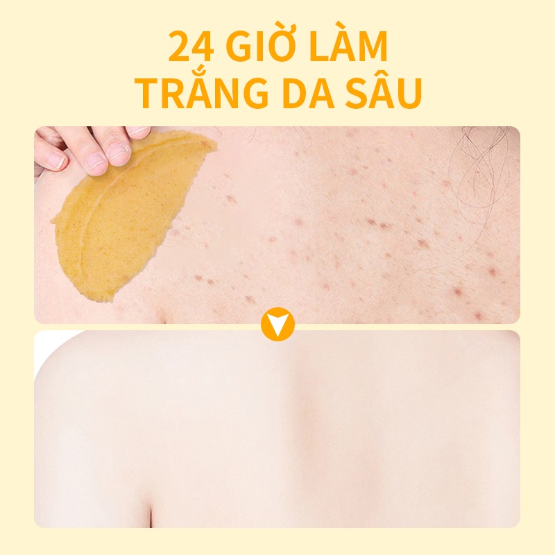 Tẩy Da Chết Toàn Thân Body Hương vị xoài GMEELAN Chăm Da Sáng Mịn Làm sạch cơ thể 350g