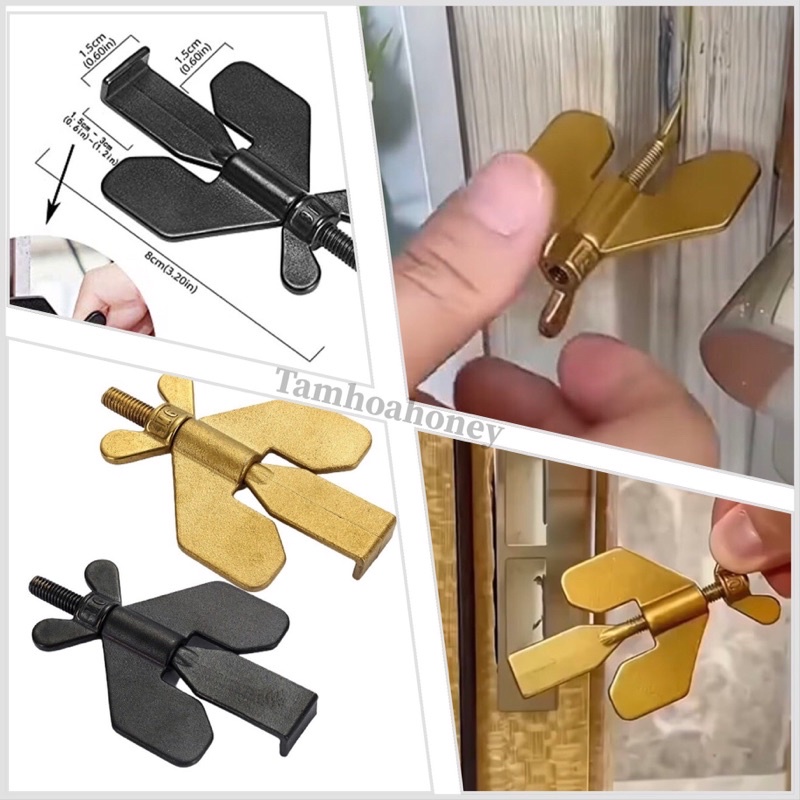 CHỐT KHOÁ CỬA DI ĐỘNG TIỆN LỢI AN TOÀN CHO NGƯỜI ĐI DU LỊCH [Tặng túi đựng như hình cuối]