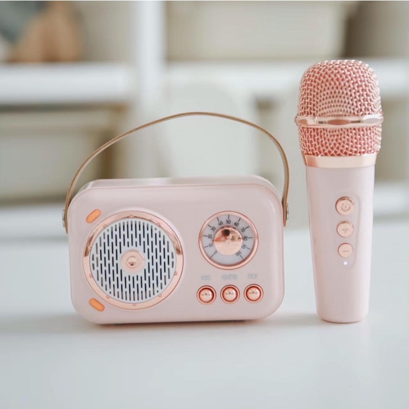 (BH 1 ĐỔI 1) Loa mic bluetooth ktv karaoke Nemo B152 mẫu mini dễ thương