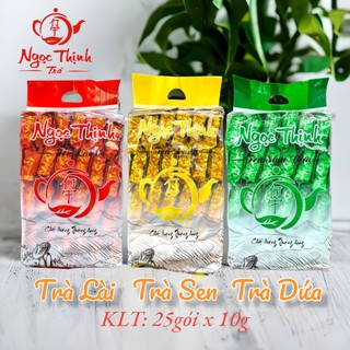 Combo 3 túi trà ngọc thịnh 250g - túi hút chân không