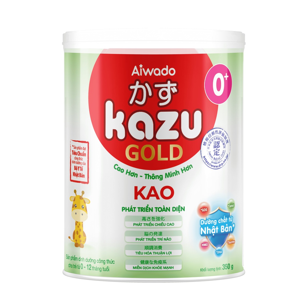 Sữa bột Aiwado KAZU KAO GOLD 350g 0+