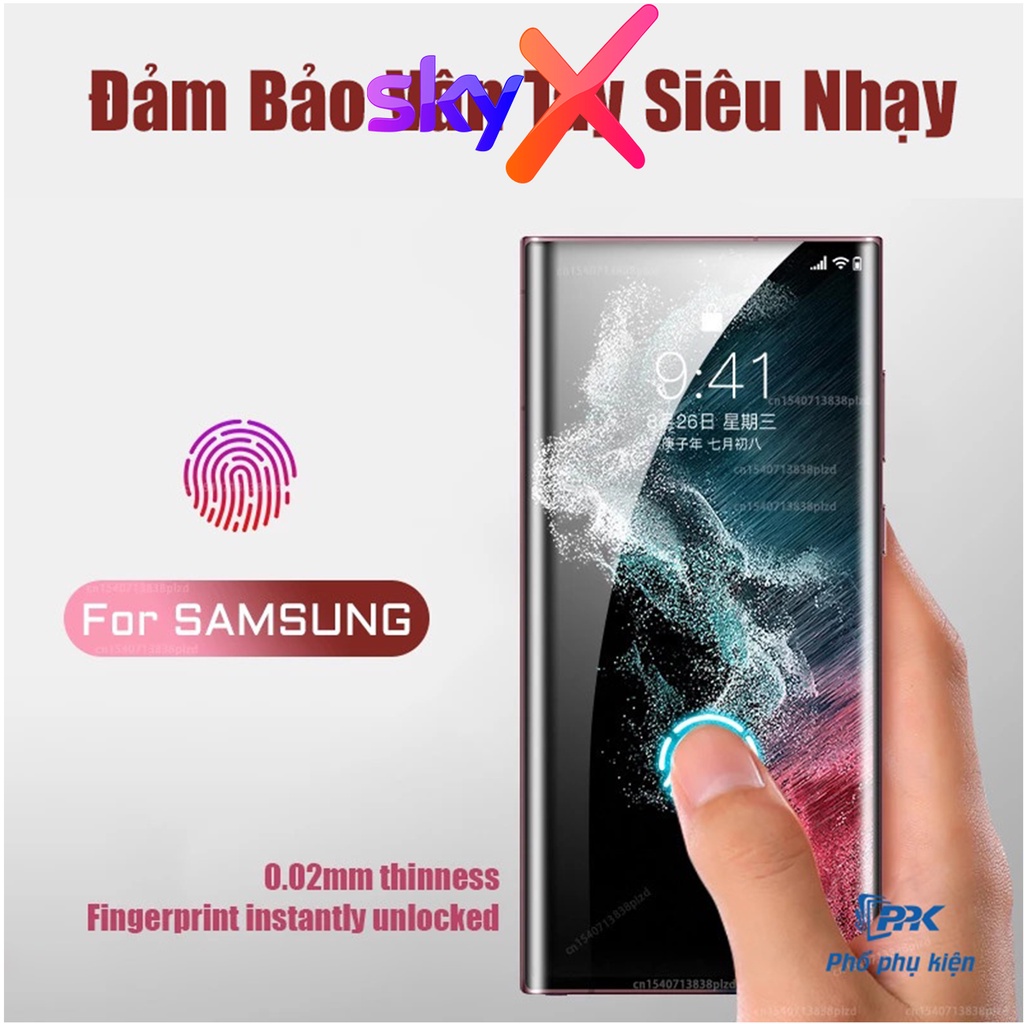 Miếng dán dẻo măt trước, mặt sau Samsung S22 Ultra S22 Plus S22 S23 Ultra S23 Plus S23