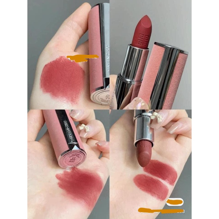 Set 4 son mini Givenchy Mini Le Rouge Couture Lipstick Set