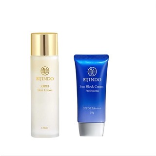 Combo nước hoa hồng bijindo kirei skin lotion 120ml tặng kem chống nắng bijindo