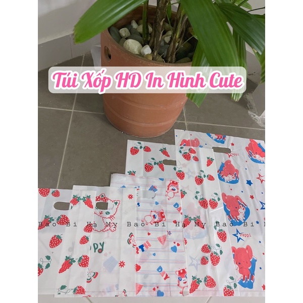 Túi Xốp Đựng Quần Áo In Hình Cute (Giao Hình Ngẫu Nhiên)