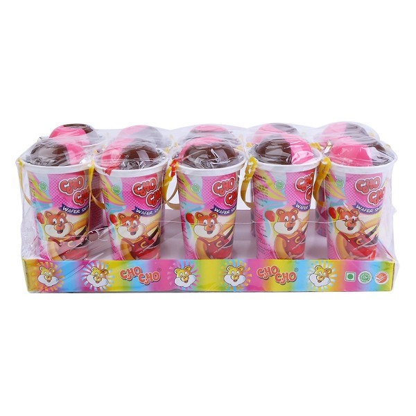 Bánh que cốc chấm Chocho vị dâu socola 40g ( date mới)