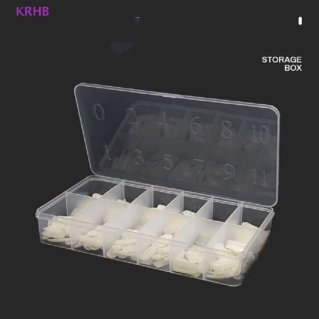 Hộp Nhựa Rỗng 12 Ngăn Đựng Phụ Kiện Trang Trí Móng Nghệ Thuật Mới