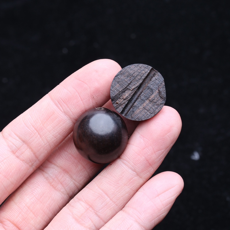 Vòng Tay Chuỗi Hạt Gỗ Mun Tự Nhiên 15mm 18mm 20mm