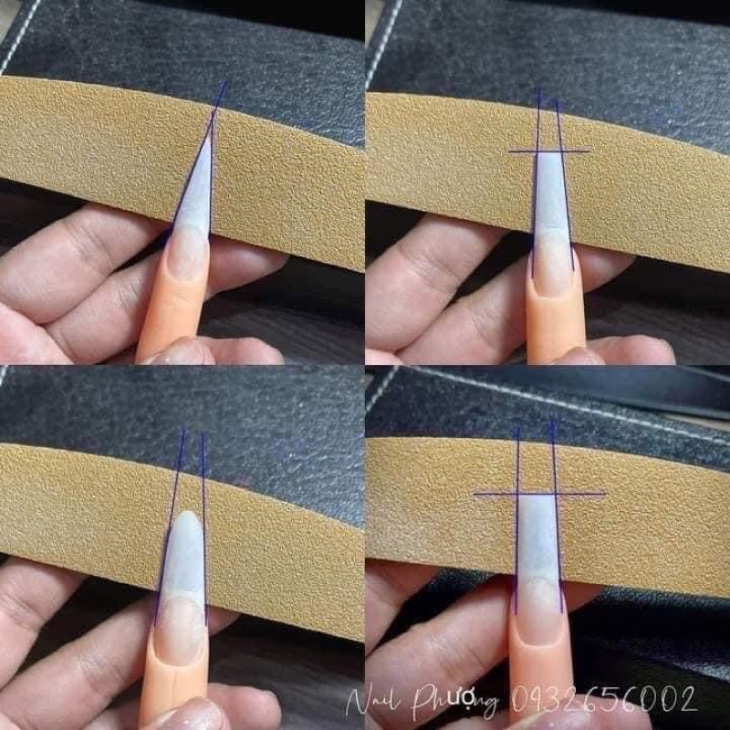 Dũa nhám móng Ding Xi chữ D